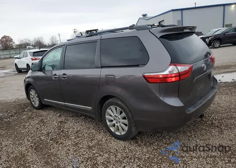 2015 Toyota Sienna Xle z USA, uszkodzony, nr VIN 5TDDK3DC6FS100188